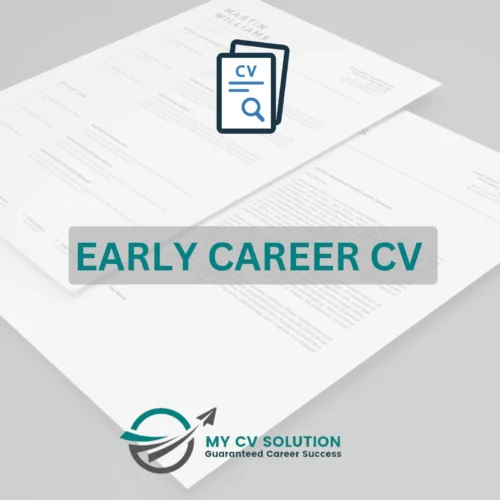 Early Career CV service by My CV Solutions